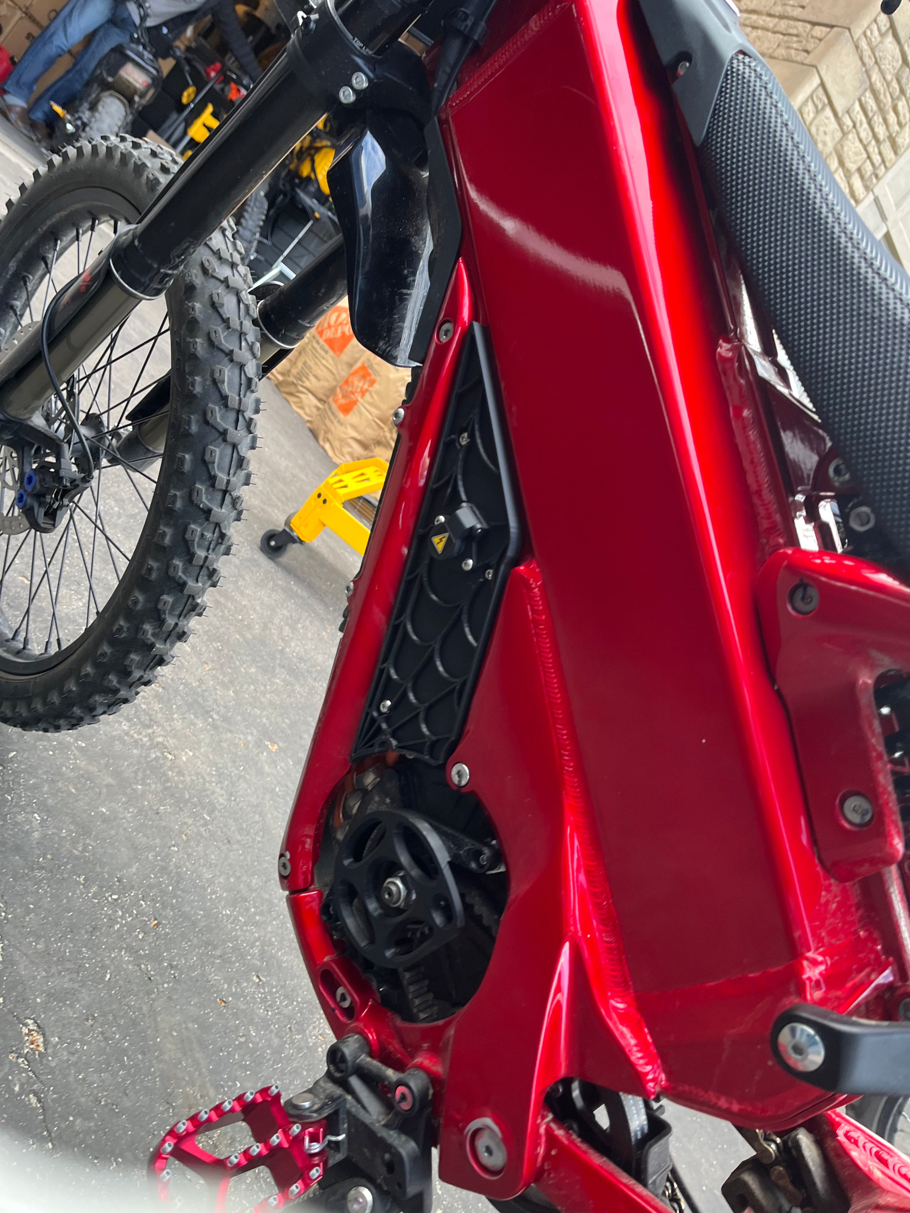 Talaria XXX side panels spider webs